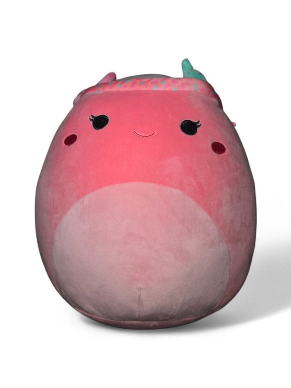 Squishmallows Barbara Milkshake Plush 14” Pink Foodie Character NWOT Soft Toy